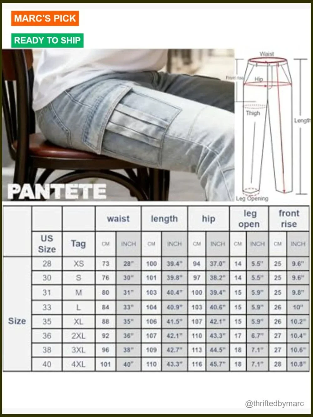 Men's Slim Fit Stretch Denim Cargo Jeans with Multi Pockets